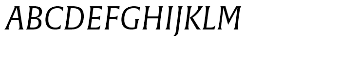 Alverata Light Italic Font UPPERCASE