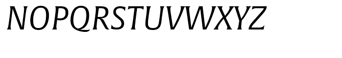 Alverata Light Italic Font UPPERCASE