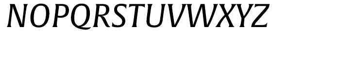 Alverata Pan European Italic Font UPPERCASE