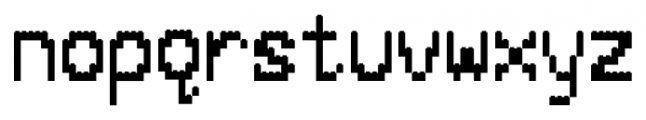 ALPHABRIX REGULAR Font LOWERCASE