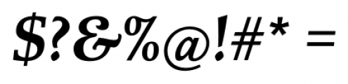 Albertan Pro Bold Italic Font OTHER CHARS