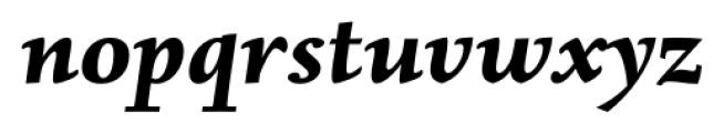 Albertan Pro Bold Italic Font LOWERCASE