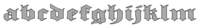 Albion's Engraved Black Regular Font LOWERCASE