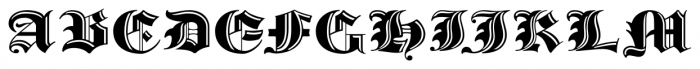 Albion's Incised Masthead Regular Font UPPERCASE