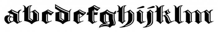 Albion's Incised Masthead Regular Font LOWERCASE