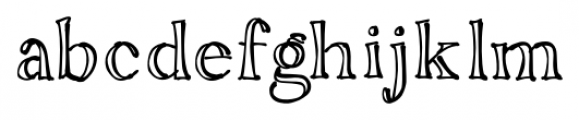 Albion's Marker No.1 Regular Font LOWERCASE