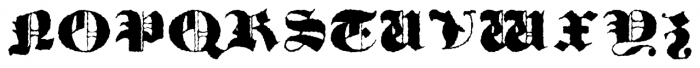 Albion's Very Old Masthead Regular Font UPPERCASE