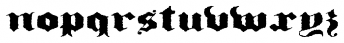 Albion's Very Old Masthead Regular Font LOWERCASE