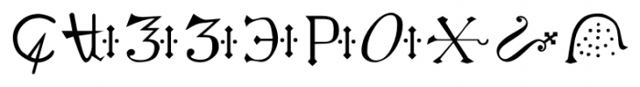 Alchemy C Font OTHER CHARS