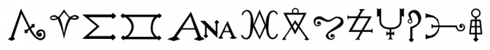 Alchemy C Font LOWERCASE