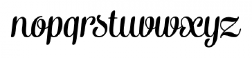 Alek Italic Font LOWERCASE