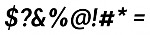 Alergia Grotesk Condensed Medium Italic Font OTHER CHARS