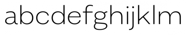 Alergia Grotesk Wide Extra Light Font LOWERCASE