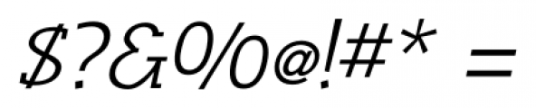 Alexandrya Italic Font OTHER CHARS