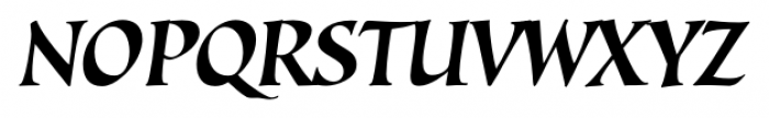Alexia Classic Italic Font UPPERCASE