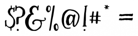 Alice Regular Font OTHER CHARS