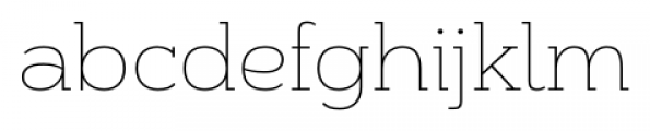 Alight Slab Regular Font LOWERCASE