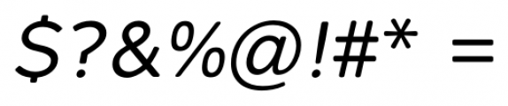 Alleyn Regular Italic Font OTHER CHARS