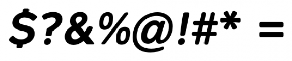 Alleyn Semibold Italic Font OTHER CHARS