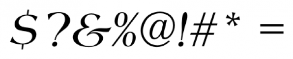 Almeria Italic Font OTHER CHARS
