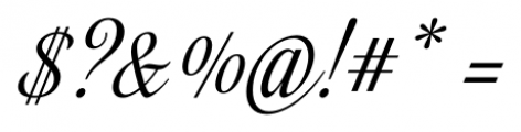 Almibar Regular Font OTHER CHARS
