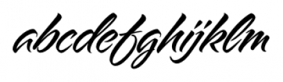 Alpine Script Regular Font LOWERCASE