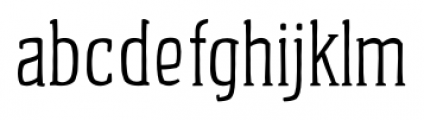 Altus Serif Font LOWERCASE
