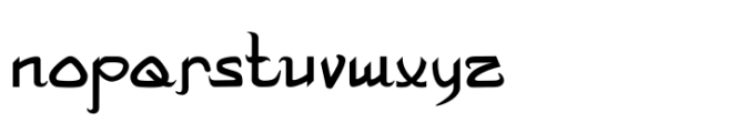 Al Barakah Karim Font LOWERCASE