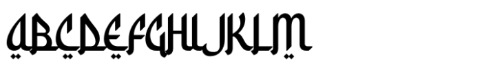 Al Ghalib Font UPPERCASE