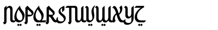Al Ghalib Font UPPERCASE