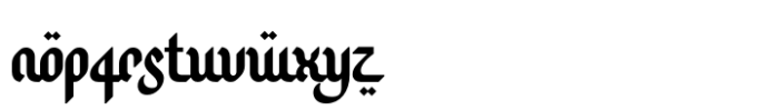 Al Ghalib Font LOWERCASE