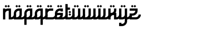 Al Ghazali Arabic Alt Font LOWERCASE