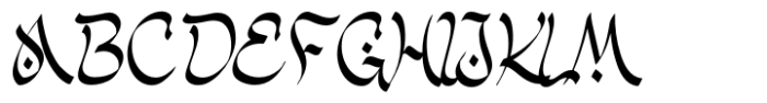 Al Ghazalia Font UPPERCASE