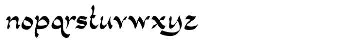 Al Ghazalia Font LOWERCASE