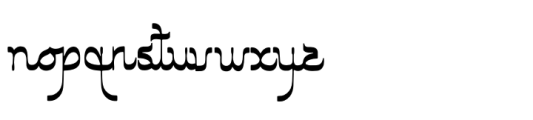 Al Hidayah Regular Font LOWERCASE