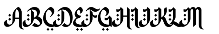 Al Karim Font UPPERCASE