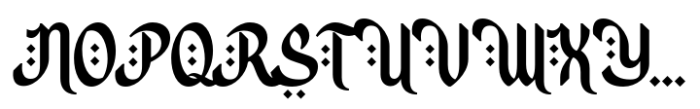 Al Karim Font UPPERCASE
