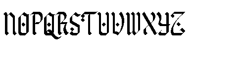 Al Mughir Font UPPERCASE
