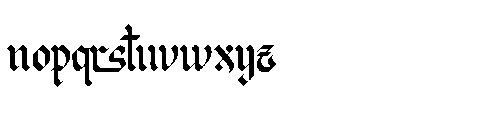 Al Mughir Font LOWERCASE