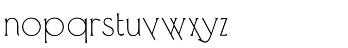 Al Nostrade Light Font LOWERCASE