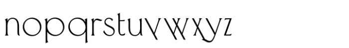 Al Nostrade Normal Font LOWERCASE