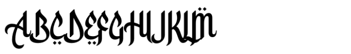 Al Qolam Font UPPERCASE