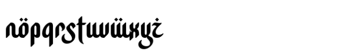 Al Qolam Font LOWERCASE