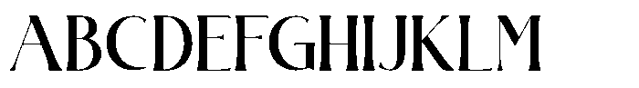 Al Renigma Font UPPERCASE