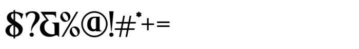 Al Shioma Thin Font OTHER CHARS