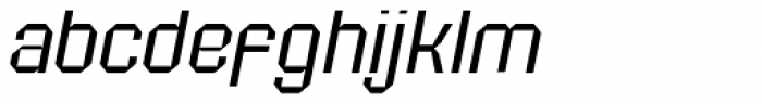 Alaca Regular Italic Font LOWERCASE