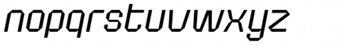 Alaca Regular Italic Font LOWERCASE