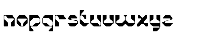 Alacus Blur Regular Font LOWERCASE