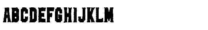 Alambre De Acero Black Regular Font UPPERCASE