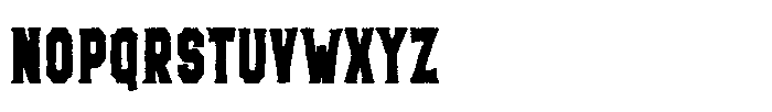 Alambre De Acero Black Regular Font UPPERCASE